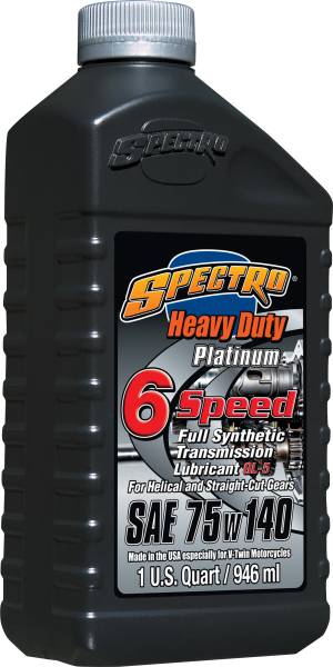 SPECTRO - PLATINUM FULL SYN HD 6 SPEED 75W140 1 QT - Image 1