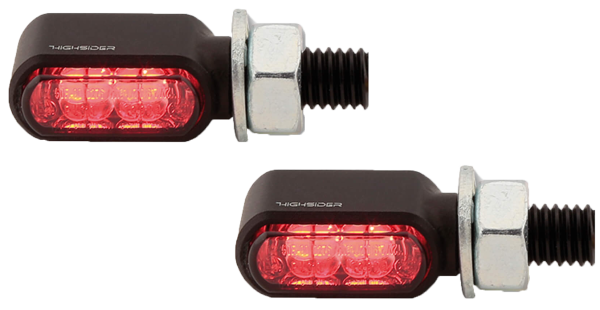 HIGHSIDER - LITTLE BRONX TAIL/BRAKE LIGHT AND TURN SIGNAL BLACK - Image 1