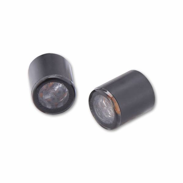 HIGHSIDER - PROTON TURN SIGNAL / DRL PAIR SMOKED LENS BLACK - Image 1