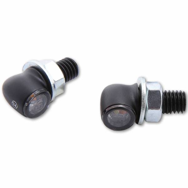 HIGHSIDER - PROTON TWO TURN SIGNAL/DRL PAIR BLACK - Image 1