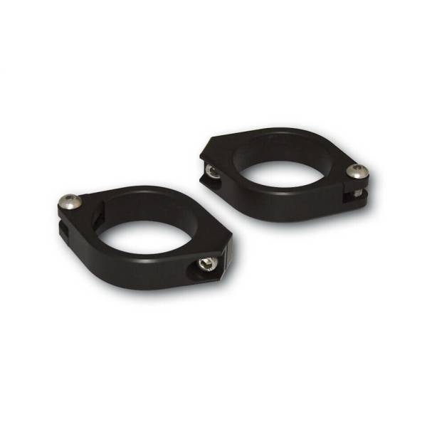 HIGHSIDER - CNC FORK CLAMPS 38-41MM PAIR BLACK - Image 1