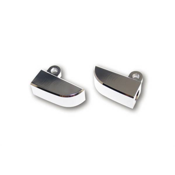 HIGHSIDER - M8 CNC TURN SIGNAL MOUNT PAIR CHROME - Image 1