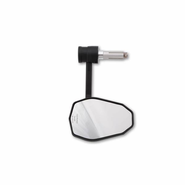 HIGHSIDER - VICTORY-X RIM BAR END MIRROR W/TURN SIGNAL EACH BLACK - Image 1