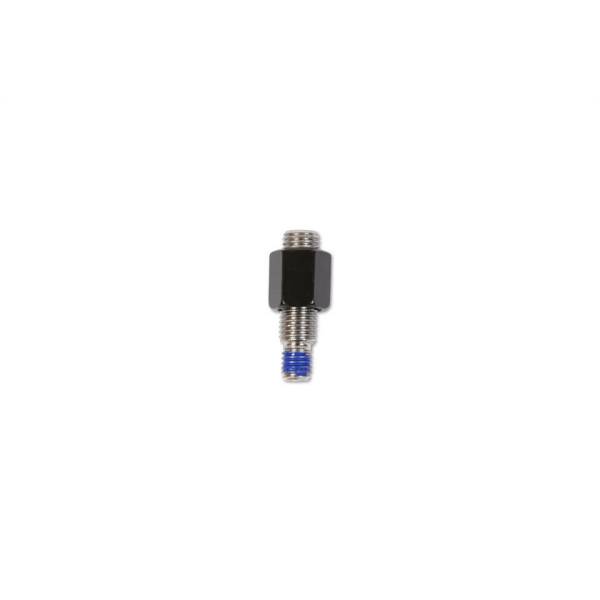 HIGHSIDER - MIRROR ADAPTER EACH BLACK M10X1.5 TO M8X1.25 RGHT THREAD - Image 1