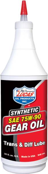 LUCAS - SYNTHETIC GEAR OIL 75W-90 QT - Image 1