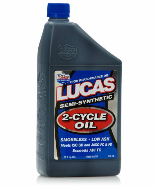 LUCAS - SEMI-SYNTHETIC 2-CYCLE OIL QT - Image 1