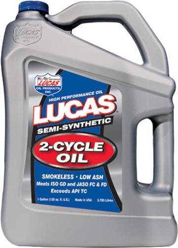 LUCAS - SEMI-SYNTHETIC 2-CYCLE OIL GAL - Image 1