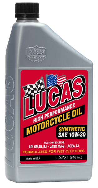 LUCAS - SYNTHETIC HIGH PERFORMANCE OIL 10W-30 1QT - Image 1