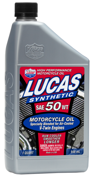 LUCAS - SYNTHETIC HIGH PERFORMANCE OIL 50WT 1QT - Image 1