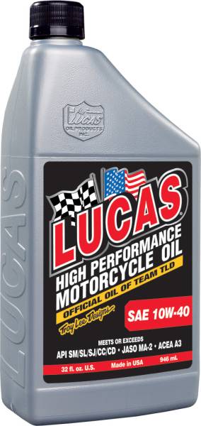 LUCAS - HIGH PERFORMANCE OIL 10W-40 QT - Image 1