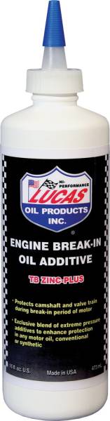 LUCAS - ENGINE BREAK-IN OIL ADDITIVE 16OZ - Image 1