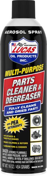 LUCAS - PARTS CLEANER AND DEGREASER 16OZ 12/CASE - Image 1