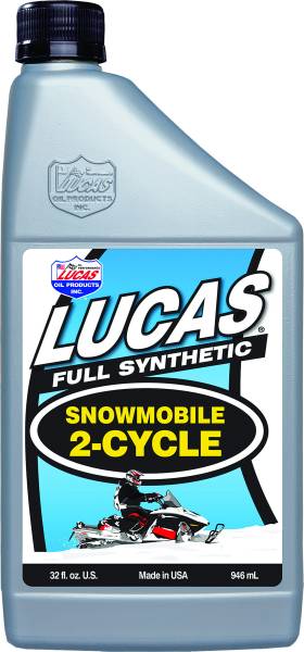 LUCAS - SYNTHETIC 2-CYCLE SNOWMOBILE OIL 32OZ - Image 1