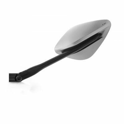 RIZOMA - NAMIC STREET MIRROR SILVER/BLACK LEFT EA - Image 1