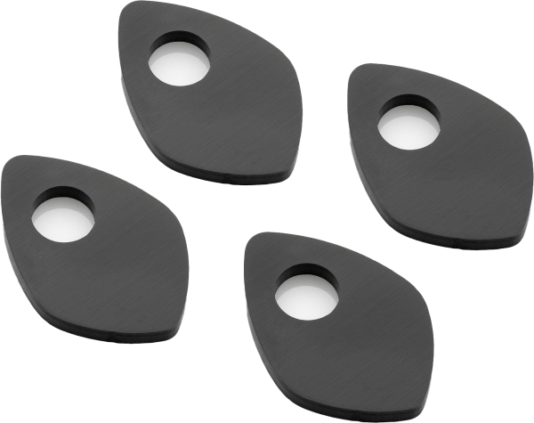 RIZOMA - TURN SIGNAL MOUNTING KIT 4 PCS BLACK - Image 1