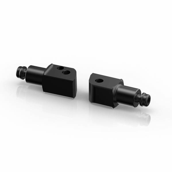 RIZOMA - FOOTPEG MOUNT KIT PASSENGER BLACK PR - Image 1