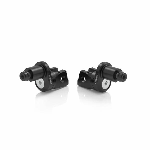 RIZOMA - ECCESNTRIC FOOTPEG MOUNT KIT RIDER ADJUST BLACK PR - Image 1