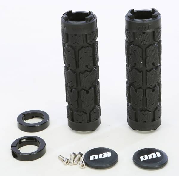 ODI - ROGUE NO FLANGE LOCK-ON GRIPS BLACK 130MM - Image 1