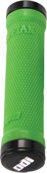 ODI - RUFFIAN NO FLANGE LOCK-ON GRIP GREEN/BLACK 130MM - Image 1