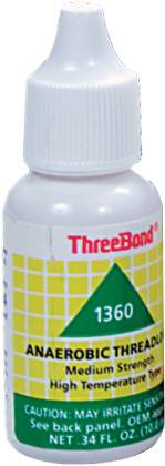 THREEBOND - MEDIUM STRENGTH HI-TEMPERATURE THREAD LOCK 10ML - Image 1