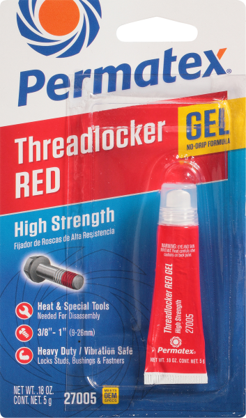 PERMATEX - THREADLOCKER RED GEL 5G - Image 1