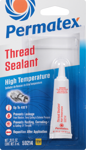 PERMATEX - HIGH TEMPERATURE THREAD SEALANT 6ML - Image 1