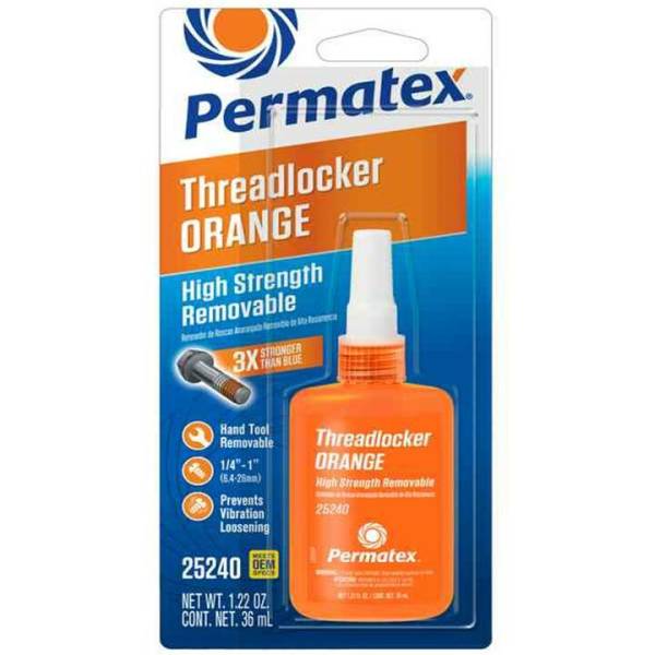 PERMATEX - HYBRID FORMULA THREADLOCKER ORANGE 36 ML - Image 1