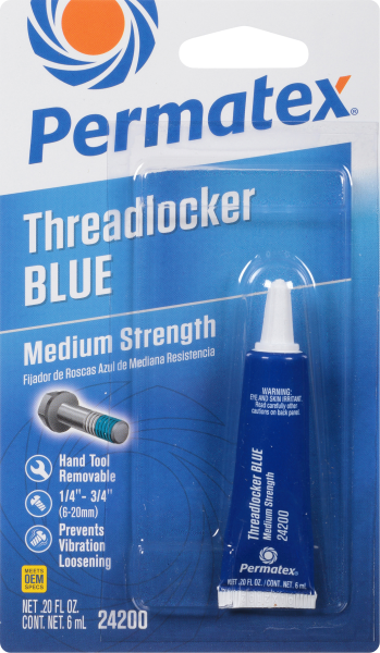 PERMATEX - MEDIUM STRENGTH THREADLOCKER BLUE 6 ML - Image 1