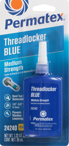 PERMATEX - MEDIUM STRENGTH THREADLOCKER BLUE 36 ML - Image 1