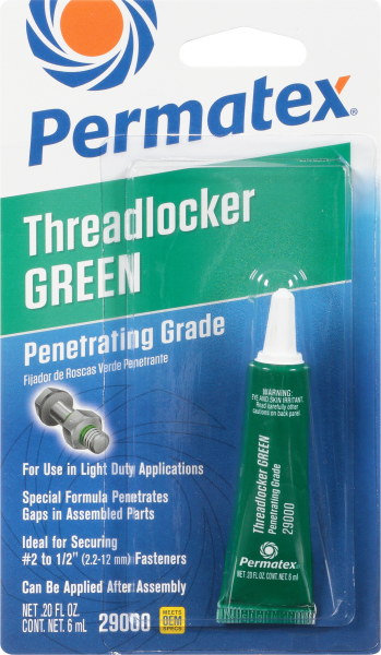 PERMATEX - PENETRATING GRADE THREADLOCKER GREEN 6 ML - Image 1