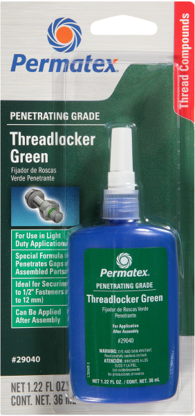 PERMATEX - PENETRATING GRADE THREADLOCKER GREEN 36 ML - Image 1