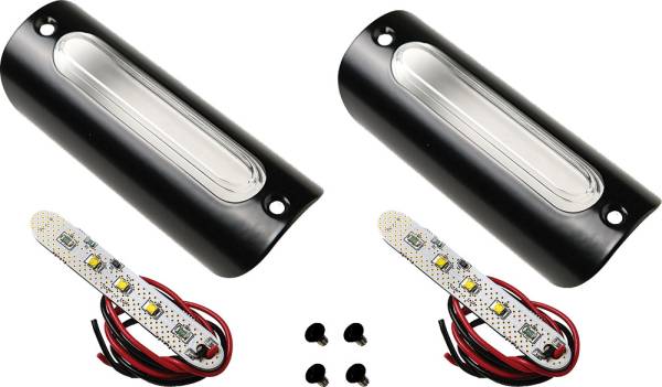 CIRIUS - LED LIGHTS GLOSS BLACK W/WHITE LED - Image 1