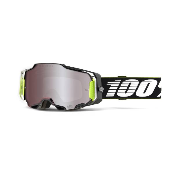 100-PERCENT - ARMEGA HIPER GOGGLE RACR MIRROR SILVER LENS - Image 1