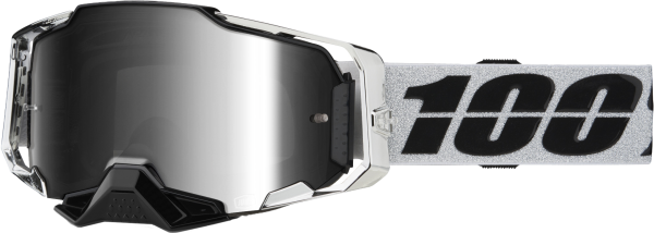 100-PERCENT - ARMEGA GOGGLE ATAC MIRROR SILVER LENS - Image 1