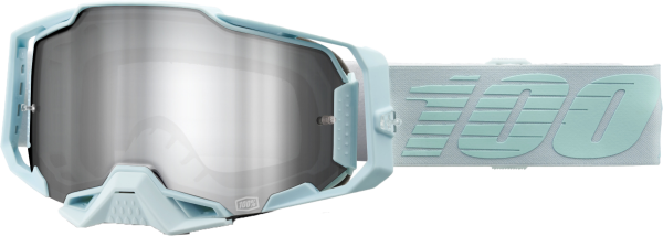 100-PERCENT - ARMEGA GOGGLE FARGO MIRROR SILVER FLASH LENS - Image 1