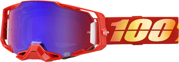 100-PERCENT - ARMEGA GOGGLE NUKETOWN MIRROR RED/BLUE LENS - Image 1