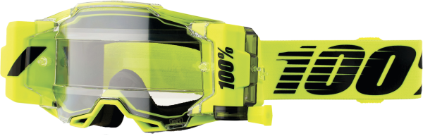 100-PERCENT - ARMEGA FORECAST GOGGLE NUCLEAR CITRUS CLEAR LENS - Image 1