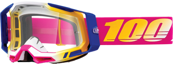 100-PERCENT - RACECRAFT 2 GOGGLE MISSION CLEAR LENS - Image 1