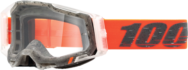 100-PERCENT - RACECRAFT 2 GOGGLE SCHRUTE CLEAR LENS - Image 1