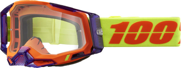 100-PERCENT - RACECRAFT 2 GOGGLE PANAM CLEAR LENS - Image 1