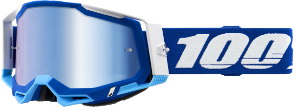 100-PERCENT - RACECRAFT 2 GOGGLE BLUE MIRROR BLUE LENS - Image 1