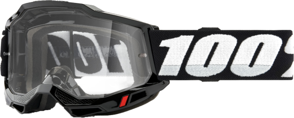 100-PERCENT - ACCURI 2 OTG GOGGLE BLACK CLEAR LENS - Image 1