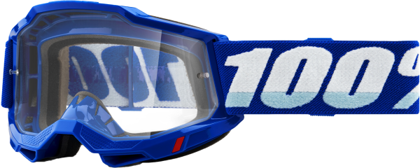 100-PERCENT - ACCURI 2 OTG GOGGLE BLUE CLEAR LENS - Image 1