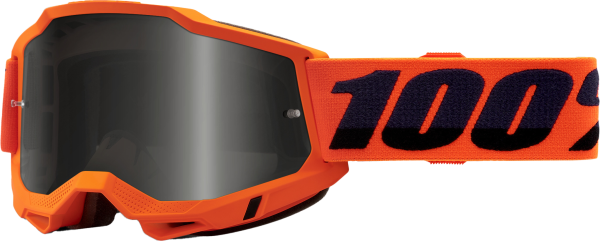 100-PERCENT - ACCURI 2 SAND GOGGLE NEON ORANGE SMOKE LENS - Image 1