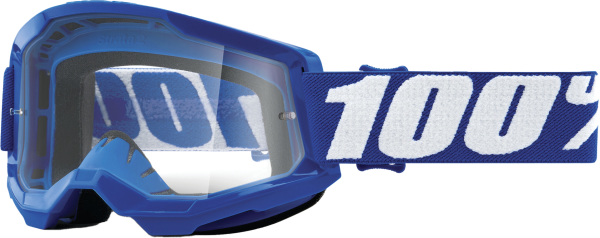 100-PERCENT - STRATA 2 GOGGLE BLUE CLEAR LENS - Image 1