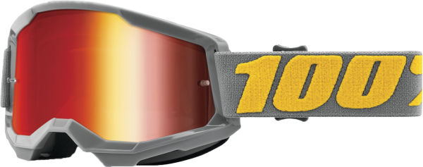 100-PERCENT - STRATA 2 GOGGLE IZIPIZI MIRROR RED LENS - Image 1