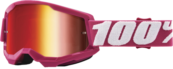 100-PERCENT - STRATA 2 GOGGLE FLETCHER MIRROR RED LENS - Image 1