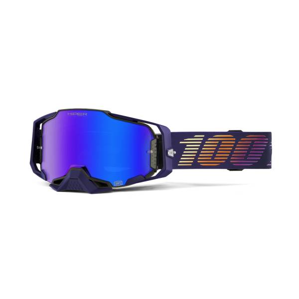 100-PERCENT - ARMEGA HIPER GOGGLE AGENDA MIRROR BLUE LENS - Image 1