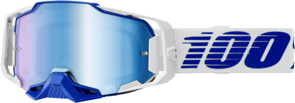 100-PERCENT - ARMEGA GOGGLE BLUE MIRROR BLUE LENS - Image 1