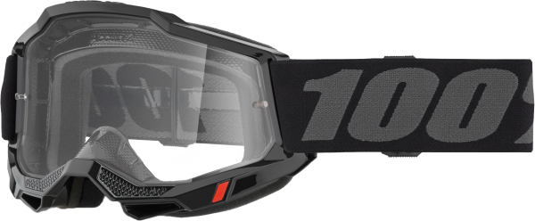 100-PERCENT - ACCURI 2 OTG GOGGLE BLACK CLEAR LENS - Image 1